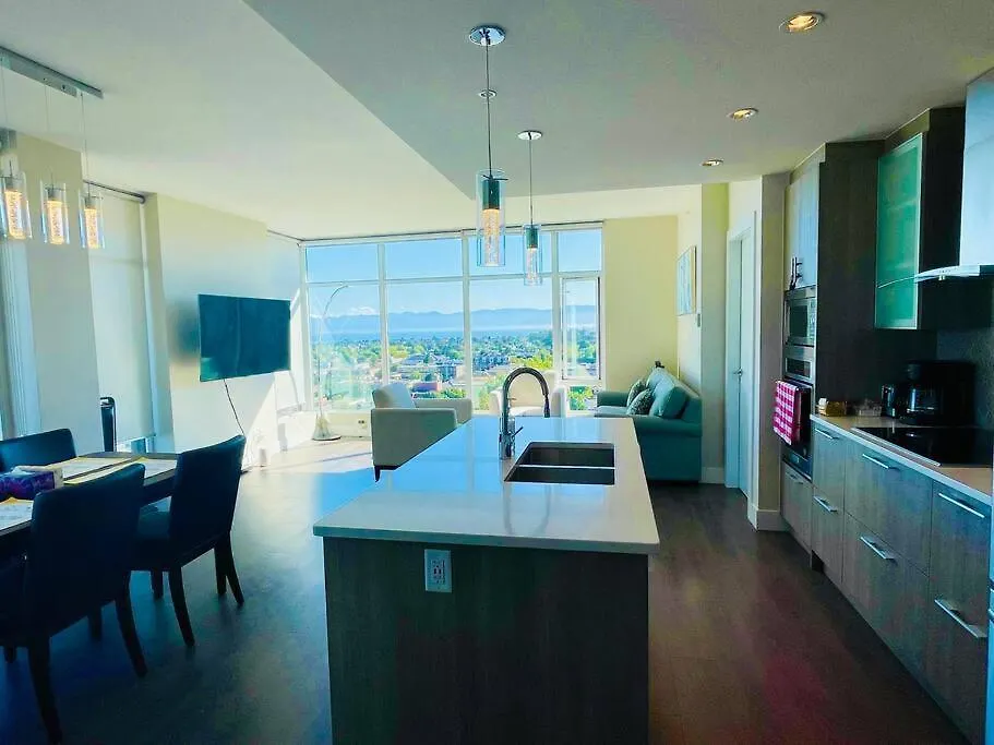 Luxury Downtown 2Bedroom Condo With Ocean Views Victoria Lägenhet