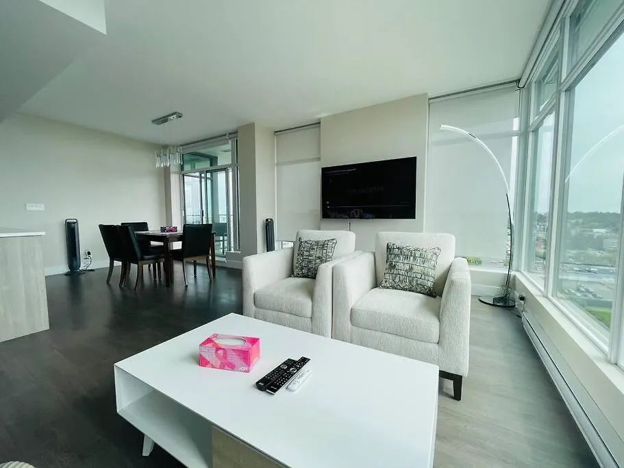 Lägenhet Luxury Downtown 2Bedroom Condo With Ocean Views Victoria